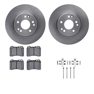 R1 Concepts WFWH1-63044 E- Line Series Brake Rotor W/ Ceramic Brake Pads & Hdw